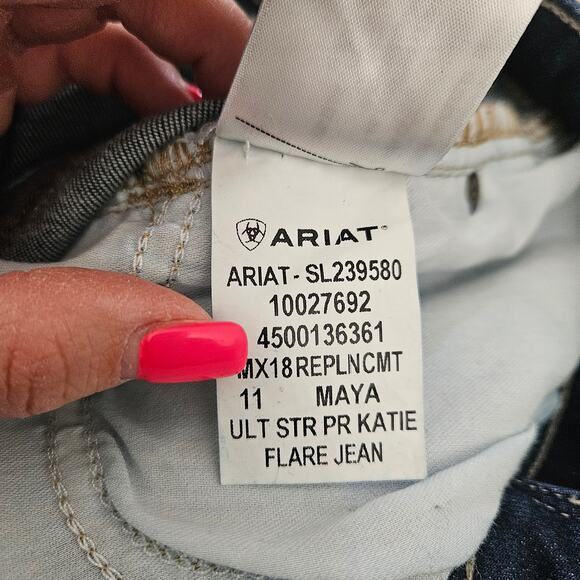Ariat Katie Flare Jeans Perfect Rise 26L - Picture 5 of 9